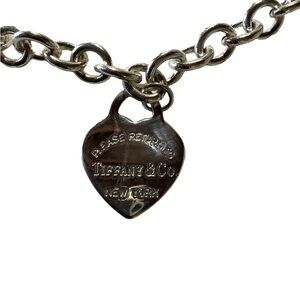 Silver Tag Tiffany Necklace